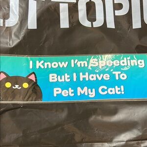 Bumper Sticker - Cat themed